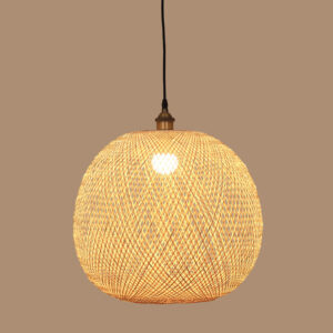 Handwoven Globe Rattan Pendant Light